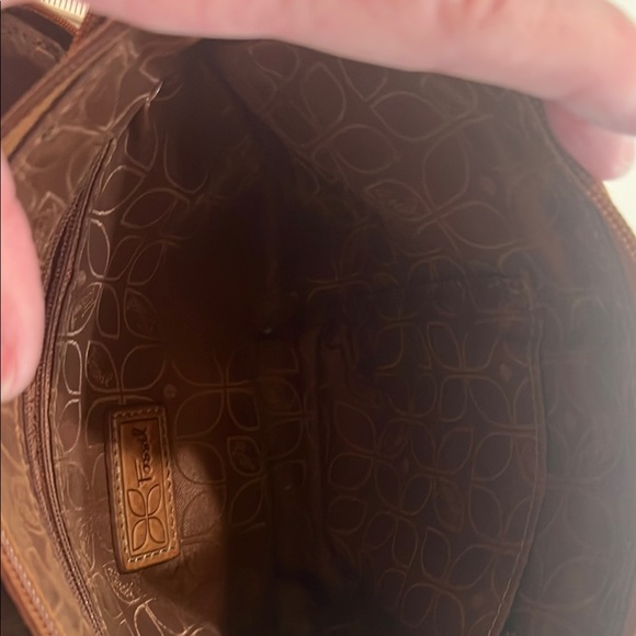 Fossil leather crossbody purse - Picture 4 of 5